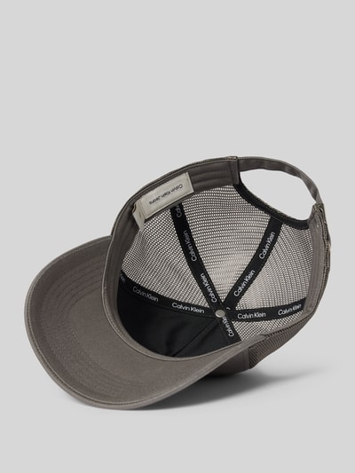 CK Calvin Klein Basecap mit Label-Stitching Graphit 2