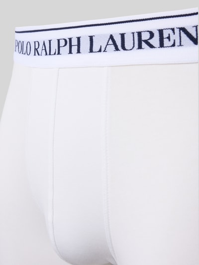 Produktfoto, biały Pant & Trunk aus Baumwoll-Mix im 5er-Pack von Polo Ralph Lauren Underwear, gładka tekstura, elastyczny pas z logo