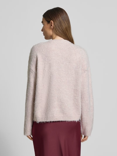 Jake*s Collection Strickpullover mit Rundhalsausschnitt Rose 5