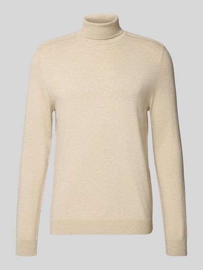 SELECTED HOMME Regular fit gebreide pullover van puur katoen, model 'BERG' Offwhite gemêleerd - 2