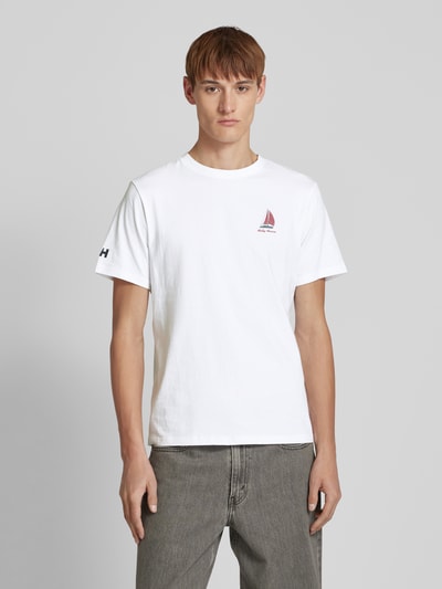 Helly Hansen T-Shirt mit Label-Print Weiss 4