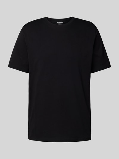 Jack & Jones T-shirt z detalem z logo model ‘ORGANIC’ Czarny 2