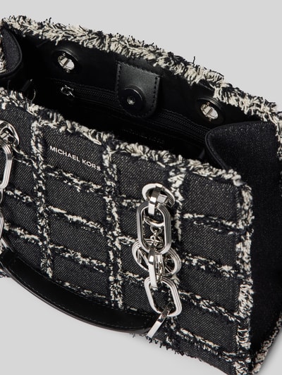 MICHAEL Michael Kors Handtasche mit verstellbarem Schulterriemen Modell 'EMPIRE' Black 5