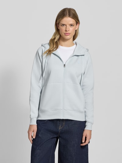 G-Star RAW Sweatjacke mit Label-Stitching Modell 'Premium core' Hellblau 4