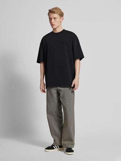 Pegador Oversized T-Shirt mit Rundhalsausschnitt Black 1