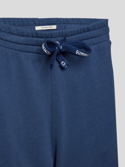 Tom Tailor Sweatshorts met print Marineblauw - 2