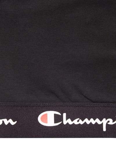 CHAMPION Crop Top mit Logo-Bund  Black 2
