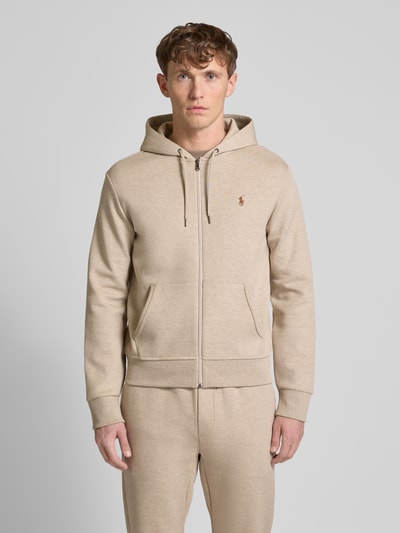 Polo Ralph Lauren Regular Fit Sweatjacke mit Baumwolle Beige 4