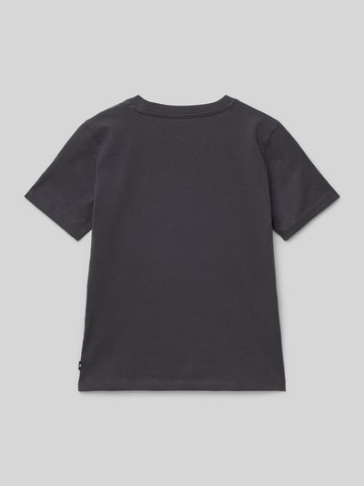 Tom Tailor Regular Fit T-Shirt aus reiner Baumwolle Graphit 3