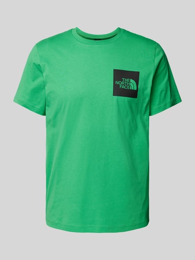 The North Face T-Shirt mit Label-Print Modell 'FINE' Gruen 2