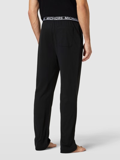 MICHAEL Michael Kors Sweatpants van puur katoen met elastische band met logo Zwart - 5