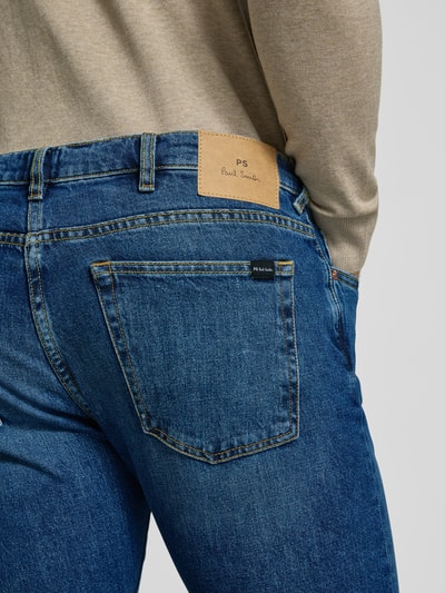 Paul Smith Tapered Fit Jeans mit Eingrifftaschen Marine 3