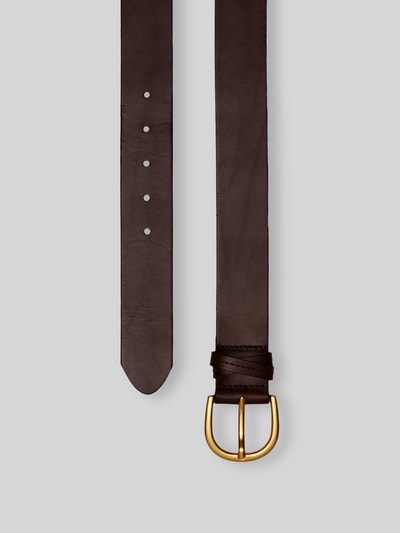 Marc O'Polo Gürtel aus echtem Leder Dunkelbraun 2