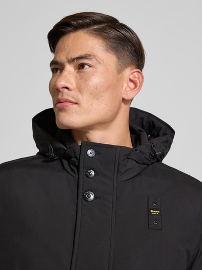 Blauer Usa Kurtka puchowa z kapturem model 'CHESTER' Czarny 3