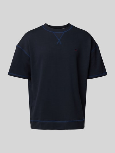 Tommy Hilfiger Bluza z rękawem o dł. 1/2 model ‘TRACK TOP’ Królewski niebieski 2