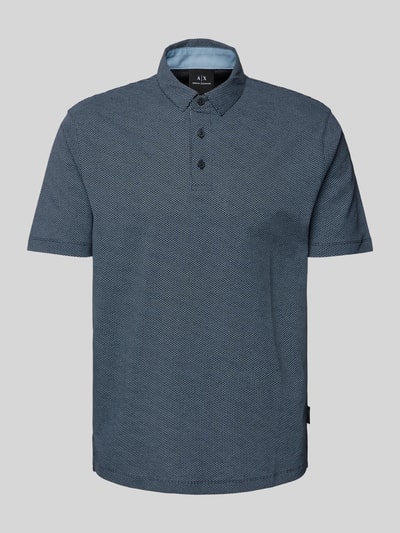 ARMANI EXCHANGE Poloshirt met korte knoopsluiting Marineblauw - 2