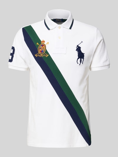 Polo Ralph Lauren Regular fit poloshirt met motief- en logostitching Wit - 2