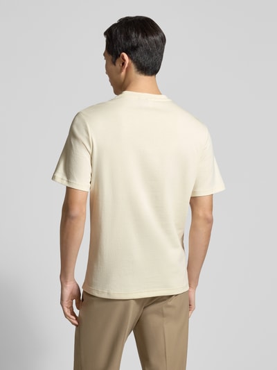 Antony Morato T-shirt o kroju regular fit z okrągłym dekoltem Écru 5