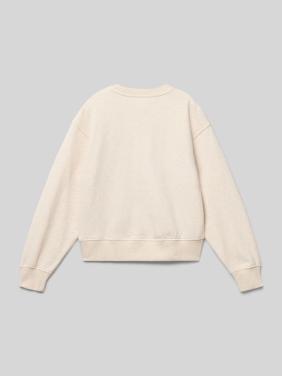 Garcia Bluza z prążkowanymi wykończeniami Écru 3