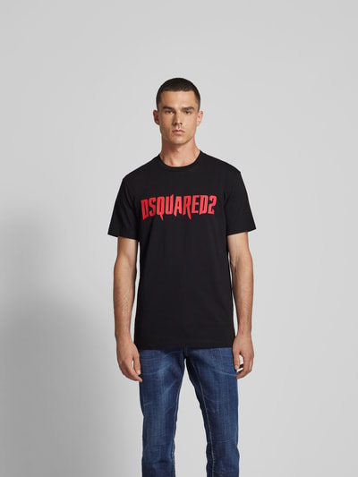 Dsquared2 T-Shirt mit Label-Print Black 4