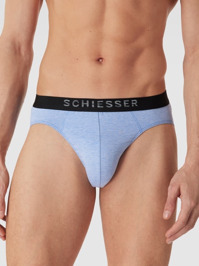 Schiesser Slip mit elastischem Bund Bleu 3