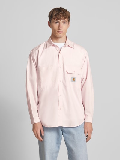 Carhartt Work In Progress Koszula casualowa z listwą guzikową model ‘IRWIN’ Różowy 4