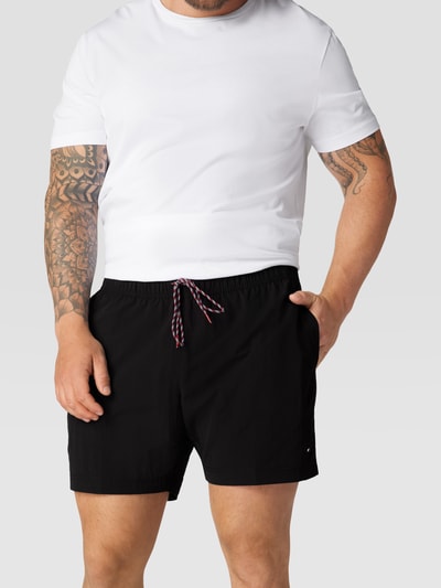 Tommy Hilfiger Big & Tall PLUS SIZE Badehose mit Label-Details Black 1