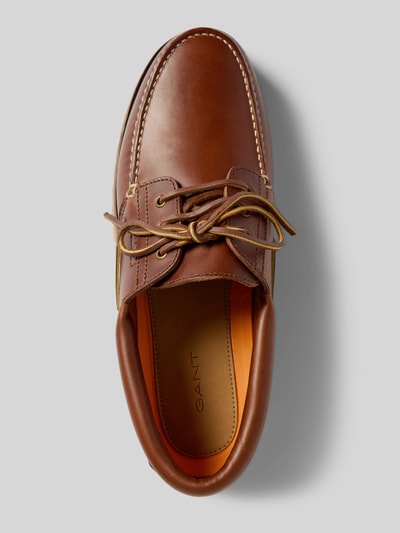 Gant Buty sznurowane z ozdobnym szwem model ‘Tratton’ Koniakowy 3