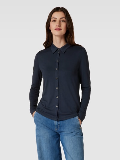 Marc O'Polo Bluse mit Umlegekragen Marine 4