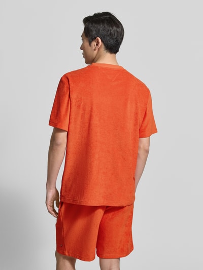 Tommy Hilfiger Relaxed Fit T-Shirt aus Baumwoll-Mix Modell 'TOWELLING T-SHIRT' Orange 5