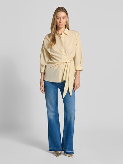 CAMBIO Loose Fit Jeans mit Label-Detail Modell 'FABIENNE' Jeansblau 1