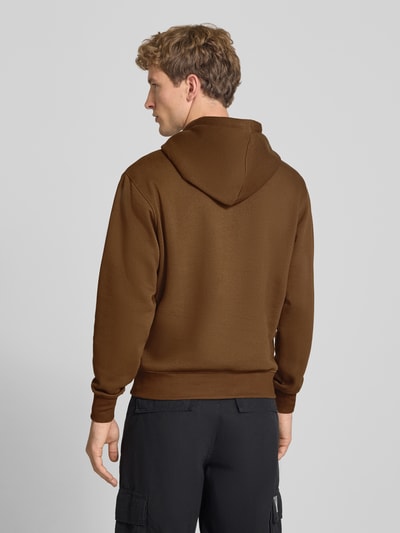 JACK & JONES Regular Fit Hoodie aus Baumwoll-Mix Modell 'Soho' Hellbraun 5