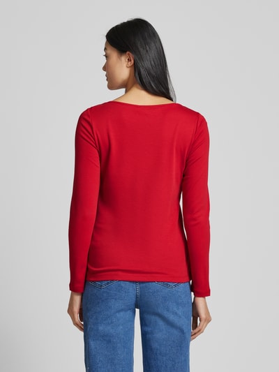 Street One Longsleeve mit Rundhalsausschnitt Rot 5