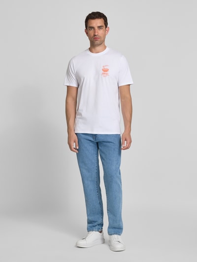 Edwin Straight Leg Jeans im 5-Pocket-Design Modell 'COSMOS' Jeansblau 1