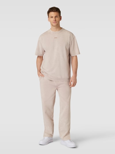 HUGO Sweatpants met elastische band, model ‘Danama’ Beige - 1