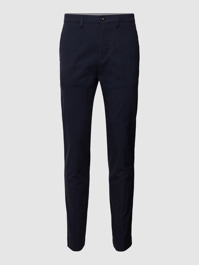 Tommy Hilfiger Broek met ruitmotief, model 'DENTON' Marineblauw - 2