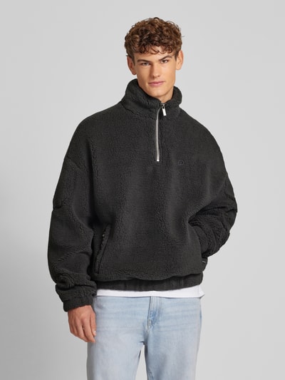 Pegador Sweatshirt mit Stehkragen Anthrazit 4