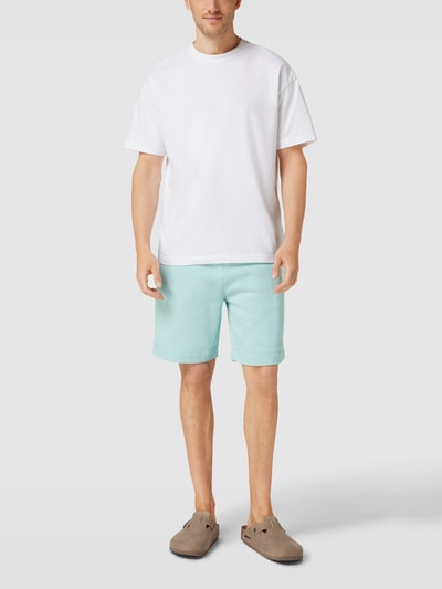 Lacoste Sweatshorts mit Label-Patch Modell 'Basic' Mint 1