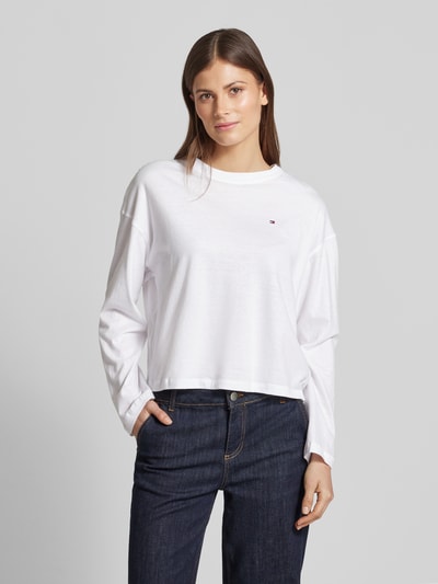 TOMMY HILFIGER T-Shirt mit Label-Stitching Weiss 4