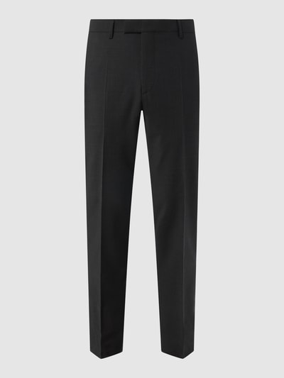 Pierre Cardin Pantalon met persplooien, model 'Ryan' Antraciet - 1