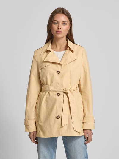 Christian Berg Woman Selection Trenchcoat mit Bindegürtel Sand 4