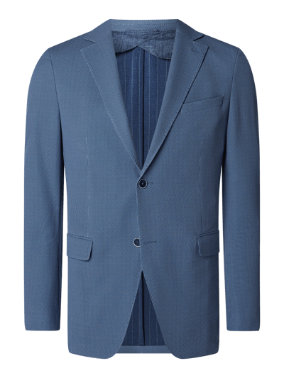 HECHTER PARIS Modern Fit 2-Knopf-Sakko mit Stretch-Anteil Bleu 1