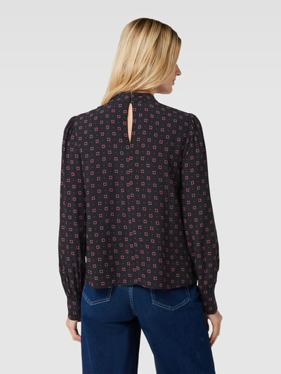 Jake*s Casual Blouse met opstaande kraag Zwart - 5