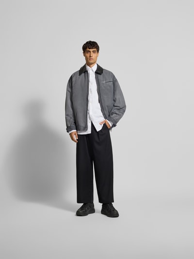 Diesel Freizeithemd mit Label-Stitching Weiss 1