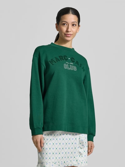 Marc Cain Relaxed Fit Sweatshirt mit Logo-Detail Gruen 4