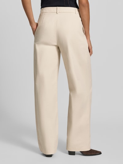 Armani Exchange broek met bandplooien Zand - 5