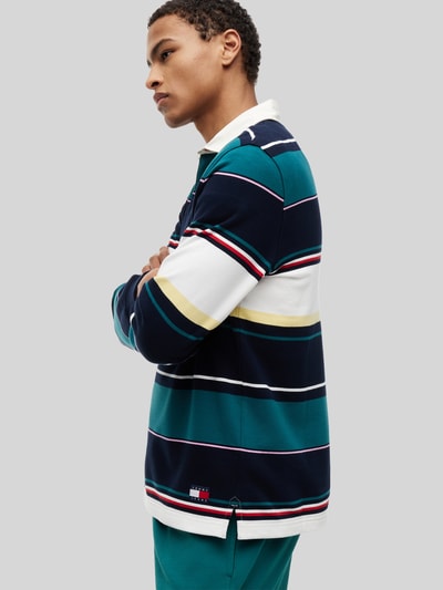 Tommy Jeans Koszulka rugby o kroju regular fit z czystej bawełny Granatowy 3