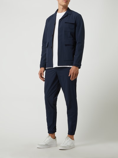 Selected Homme Colbert met stretch  Marineblauw - 1