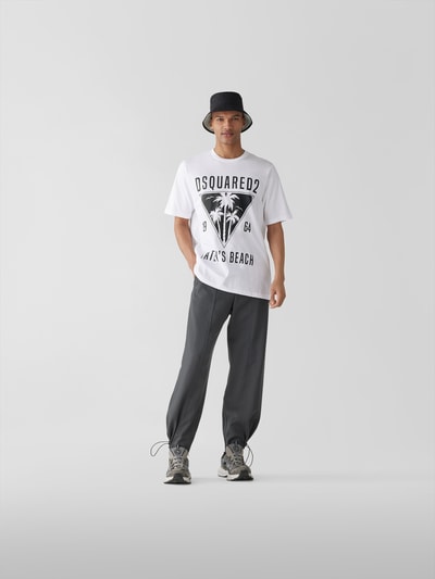 Dsquared2 T-Shirt mit Label-Prints Weiss 1