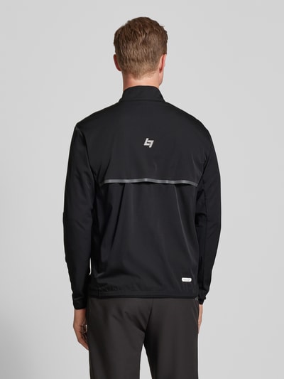 EA7 Emporio Armani Sweatshirt met opstaande kraag, model 'VENTUS' Zwart - 5